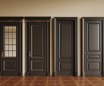 French Style Single Door-ID:418473011