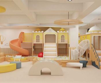 Modern Children's Kindergarten-ID:614234925