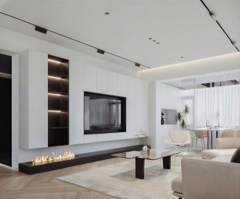 Modern A Living Room-ID:641503108