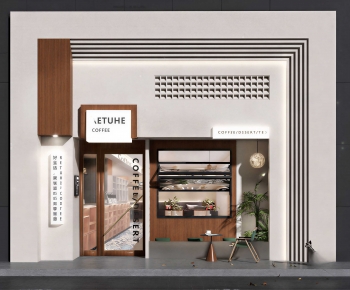 Modern Facade Element-ID:887782105