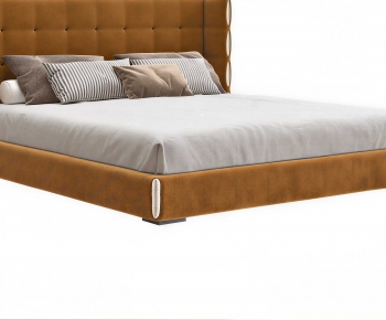 Modern Double Bed-ID:340145117