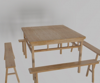 Modern Dining Table And Chairs-ID:455923081