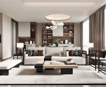 Modern A Living Room-ID:979892029