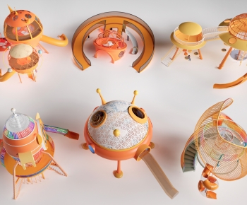 Modern Equipment For Children-ID:137530097