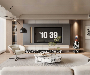 Modern A Living Room-ID:371087079