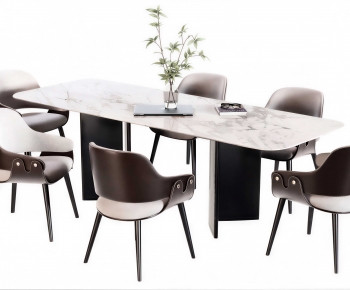Modern Dining Table And Chairs-ID:465829432