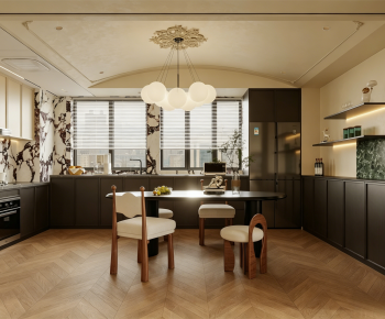 French Style Open Kitchen-ID:924776088