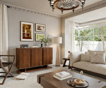 French Style A Living Room-ID:730344064