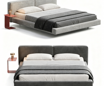 Modern Double Bed-ID:694984918