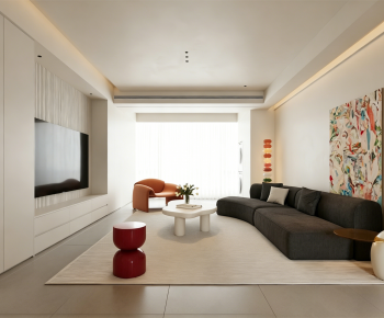 Modern A Living Room-ID:107280029