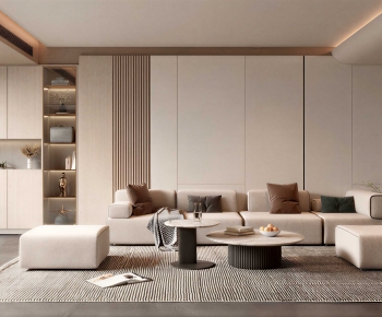 Modern A Living Room-ID:886890895