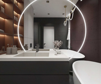Modern Bathroom Cabinet-ID:147377016