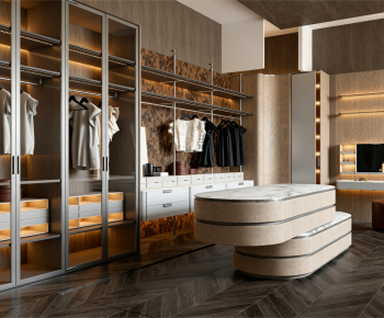 Modern Clothes Storage Area-ID:940874109