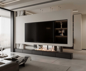 Modern A Living Room-ID:691075093