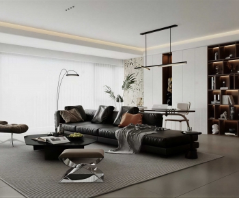 Modern A Living Room-ID:193985941