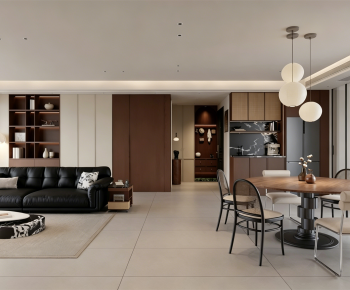 Modern A Living Room-ID:736047039