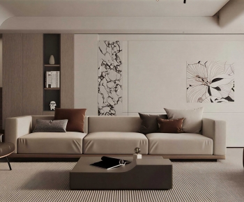 Modern A Living Room-ID:586400048