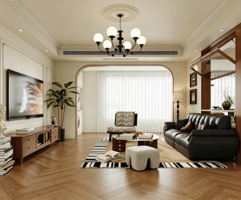 French Style A Living Room-ID:978794105