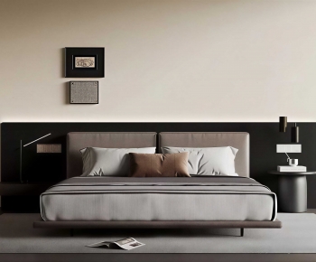 Modern Double Bed-ID:531176099