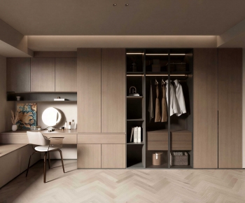 Modern Clothes Storage Area-ID:580259086