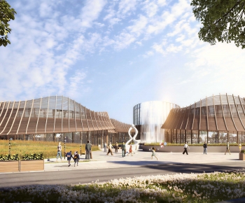 Modern Building Appearance-ID:471900946