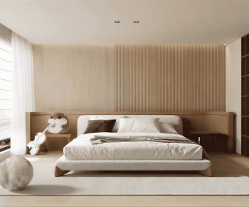 Modern Wabi-sabi Style Bedroom-ID:598798044