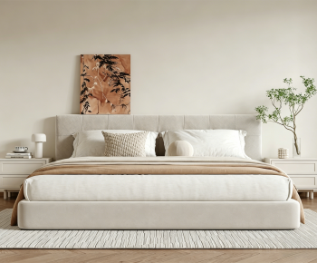 Modern Double Bed-ID:604172958