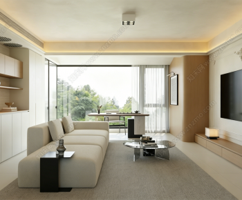 Modern A Living Room-ID:663193949