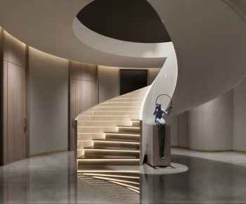 Modern Rotating Staircase-ID:508938071