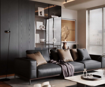 Modern A Living Room-ID:999079946