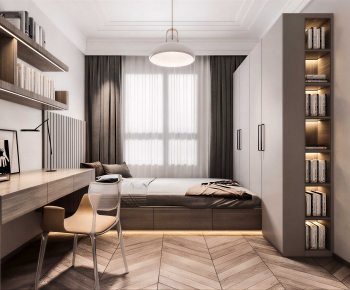 New Chinese Style Bedroom-ID:206600906
