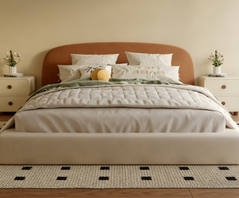 Modern Double Bed-ID:636179929