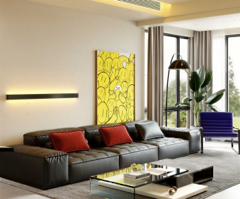 Modern A Living Room-ID:204740054