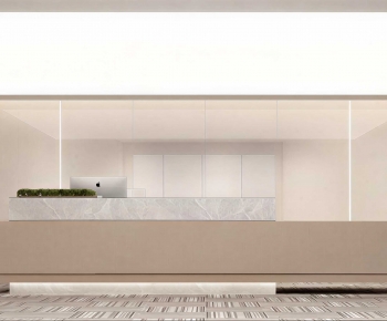 Modern Office Reception Desk-ID:488358026