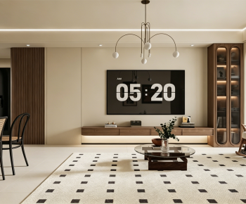 Modern A Living Room-ID:734472046