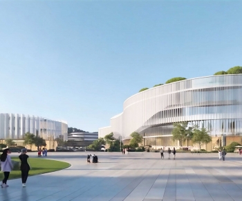 Modern Appearance Of Commercial Building-ID:301414013