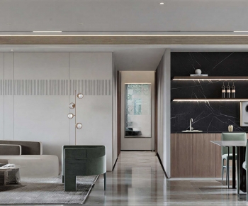 Modern A Living Room-ID:485841994