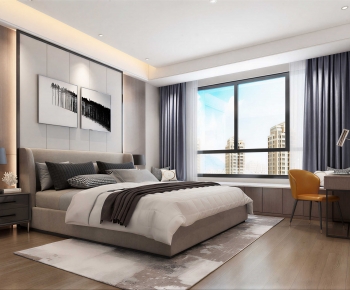 New Chinese Style Bedroom-ID:845535049