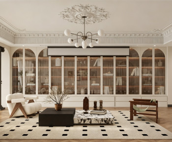 French Style A Living Room-ID:865559638