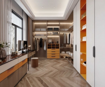 New Chinese Style Clothes Storage Area-ID:589412934