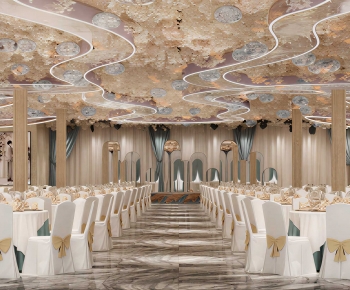 Modern Banquet Hall-ID:699481969