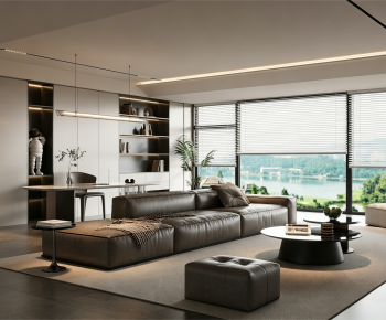 Modern A Living Room-ID:904882912