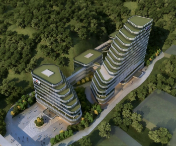 Modern Architectural Bird's-eye View Planning-ID:723175052