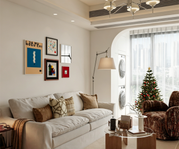 Modern A Living Room-ID:210439925