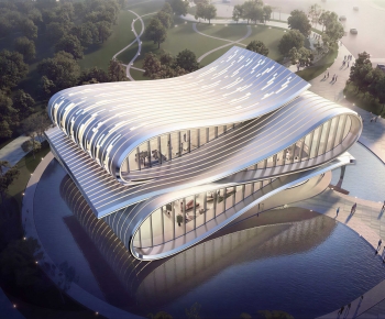 Modern Building Appearance-ID:841550885