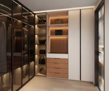 Modern Clothes Storage Area-ID:453608999