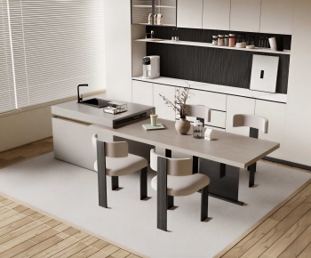 Modern Dining Table And Chairs-ID:239538913