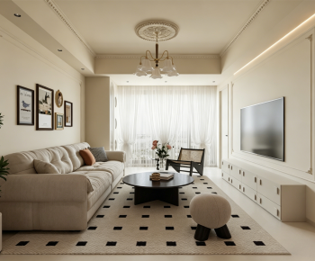 French Style A Living Room-ID:176820851