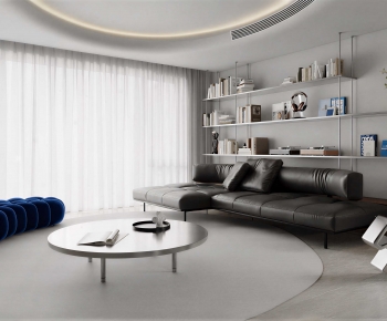 Modern A Living Room-ID:619693041