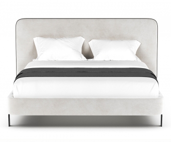 Modern Double Bed-ID:878442054